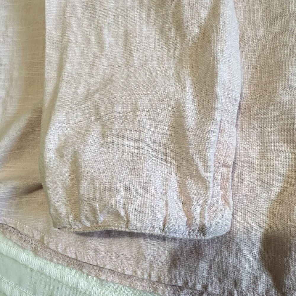 Girls Pink Hand Made Embroidered Long Sleeve Shirt  Floral Plants Sz XL-XXL - Picture 11 of 11